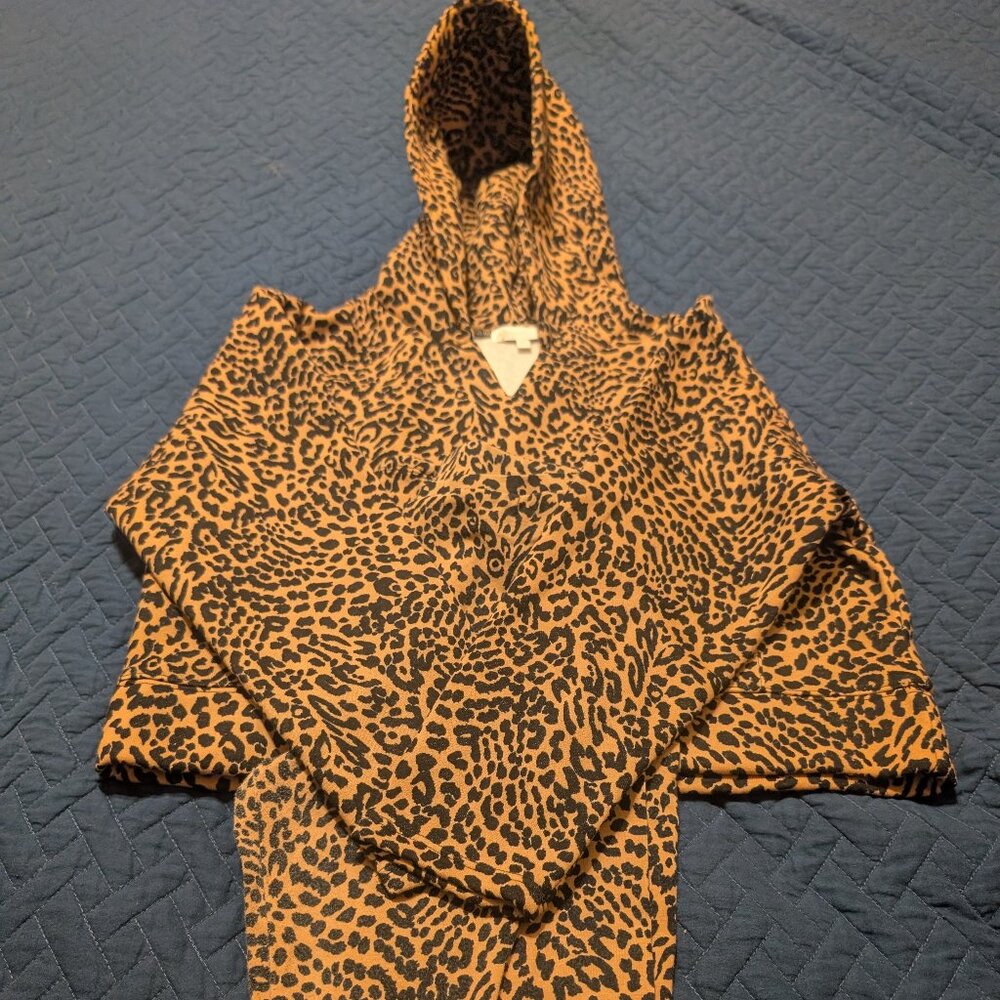 GB Girls Leopard Hoodie set Girls/ Juniors Size Large
